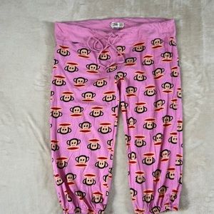 Paul Frank Y2k capri pajama pants joggers